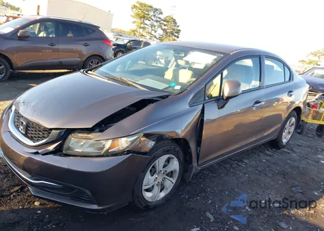 2013 Honda Civic Lx из США, поврежденный, VIN 19XFB2F55DE019756